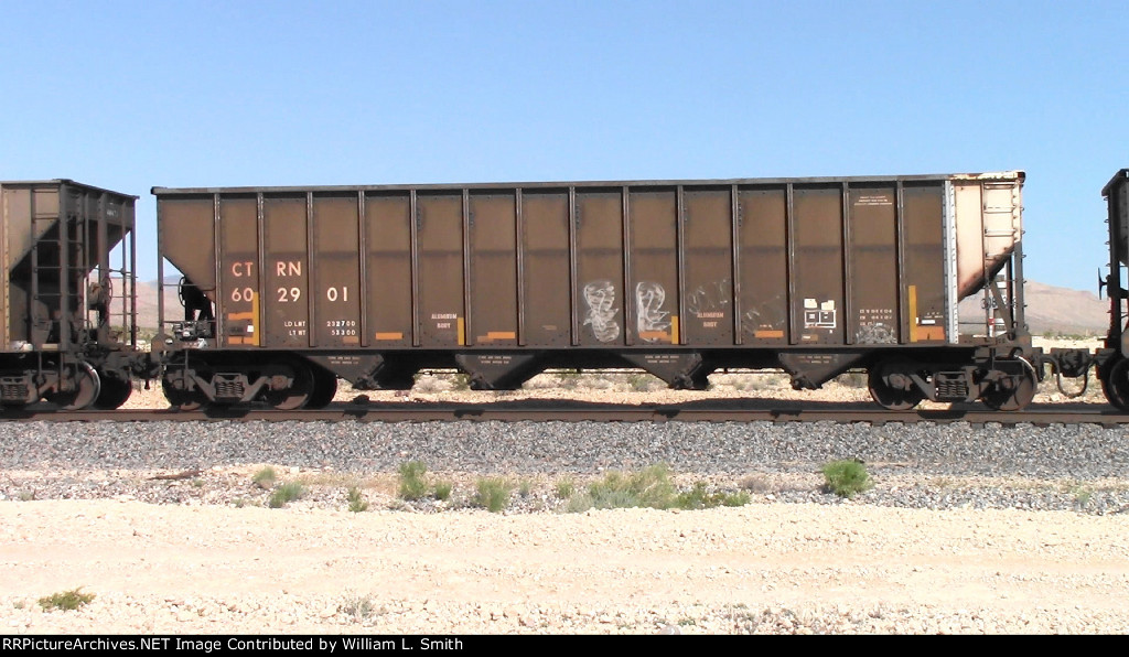 EB Unit Empty Hooper Car Frt at Erie NV -38